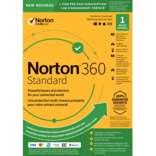 Norton 360 Standard – 1-Year / 1-Device