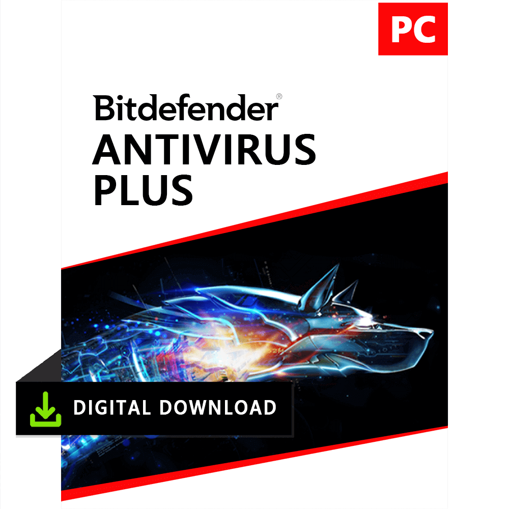 Bitdefender Antivirus Plus | 1 Year | 3 Devices | Windows | Downloadable