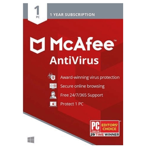 McAfee Total Protection – 1-Year / 5-Devices