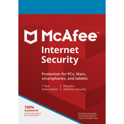 McAfee Internet Security – 1-Year / 2-Devices