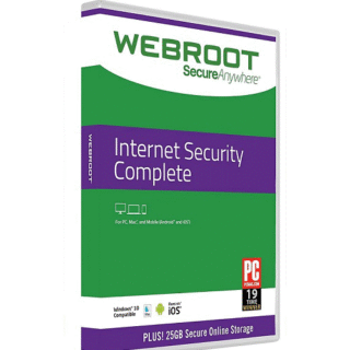 Webroot Internet Security Complete with Antivirus Software 2022 – 3 Device