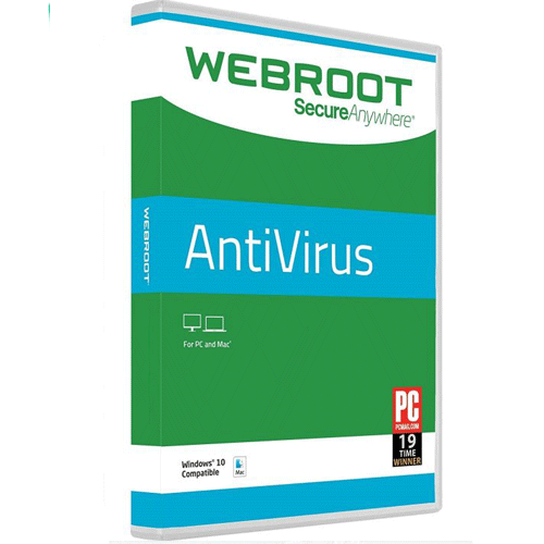 Webroot Antivirus Protection 3 Device, 1 Year Subscription